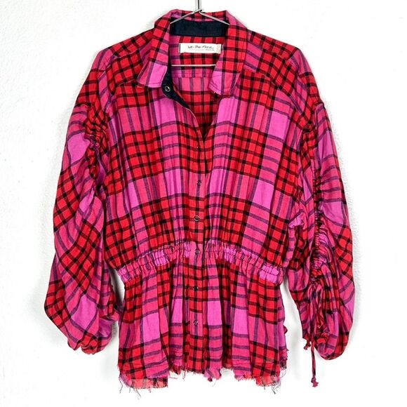Free People ‘Pacific Dawn’ Plaid Shirt - Picture 5 of 12